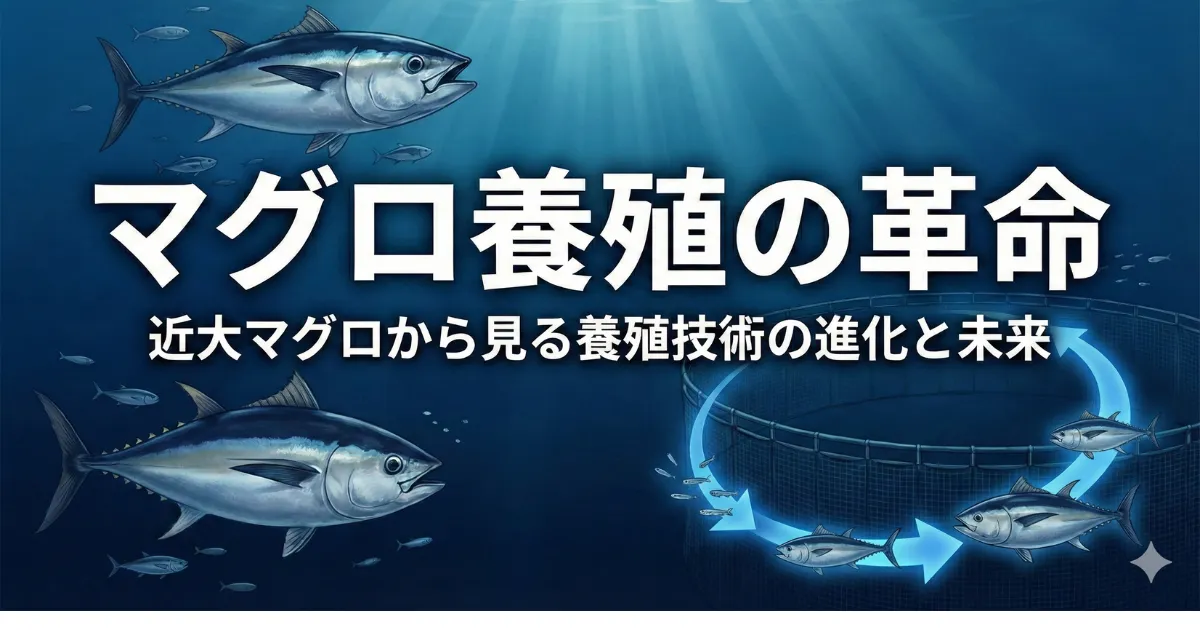 マグロ養殖の革命——近大マグロから見る養殖技術の進化と未来