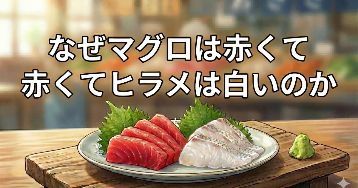 なぜマグロは赤くてヒラメは白いのか——刺身の色の科学