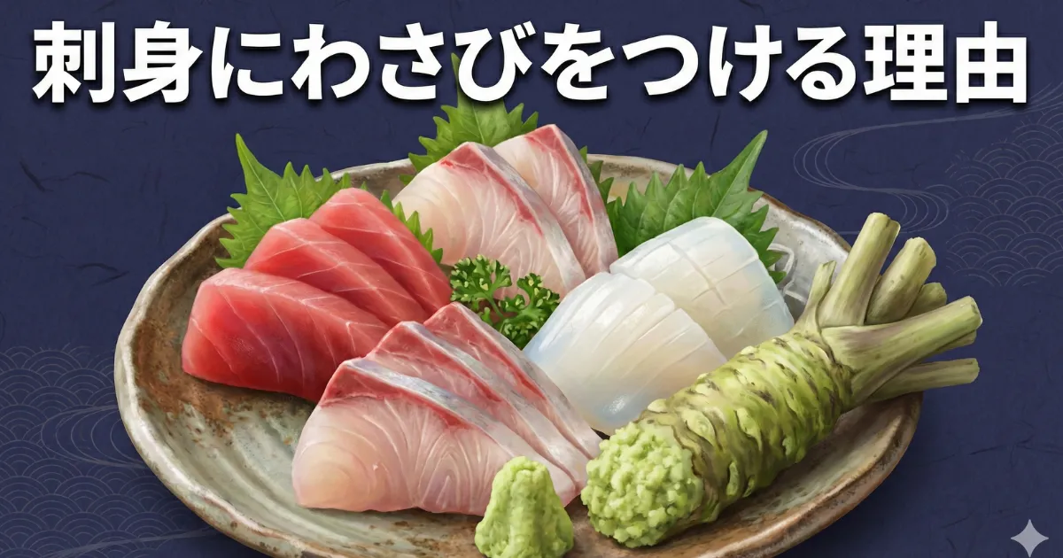 刺身にわさびをつける理由——殺菌だけじゃない、科学と歴史の物語